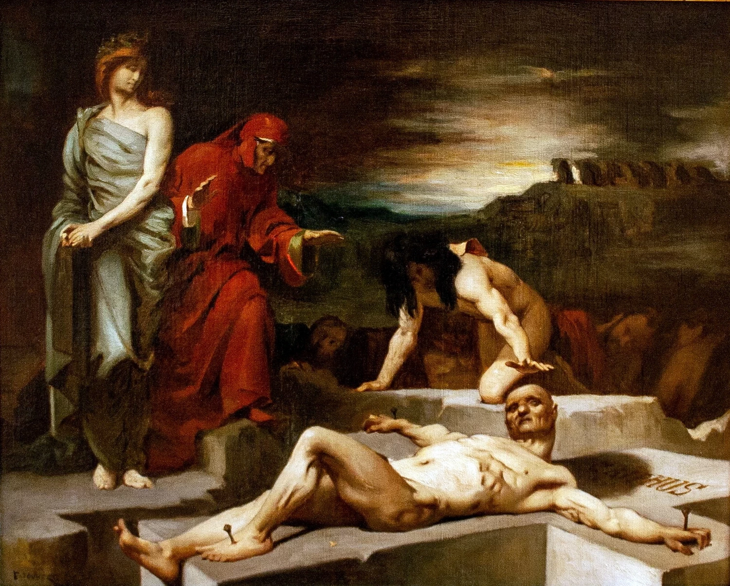 La Punizione di Caifa - Valenciennes, Museo delle Belle Arti 1